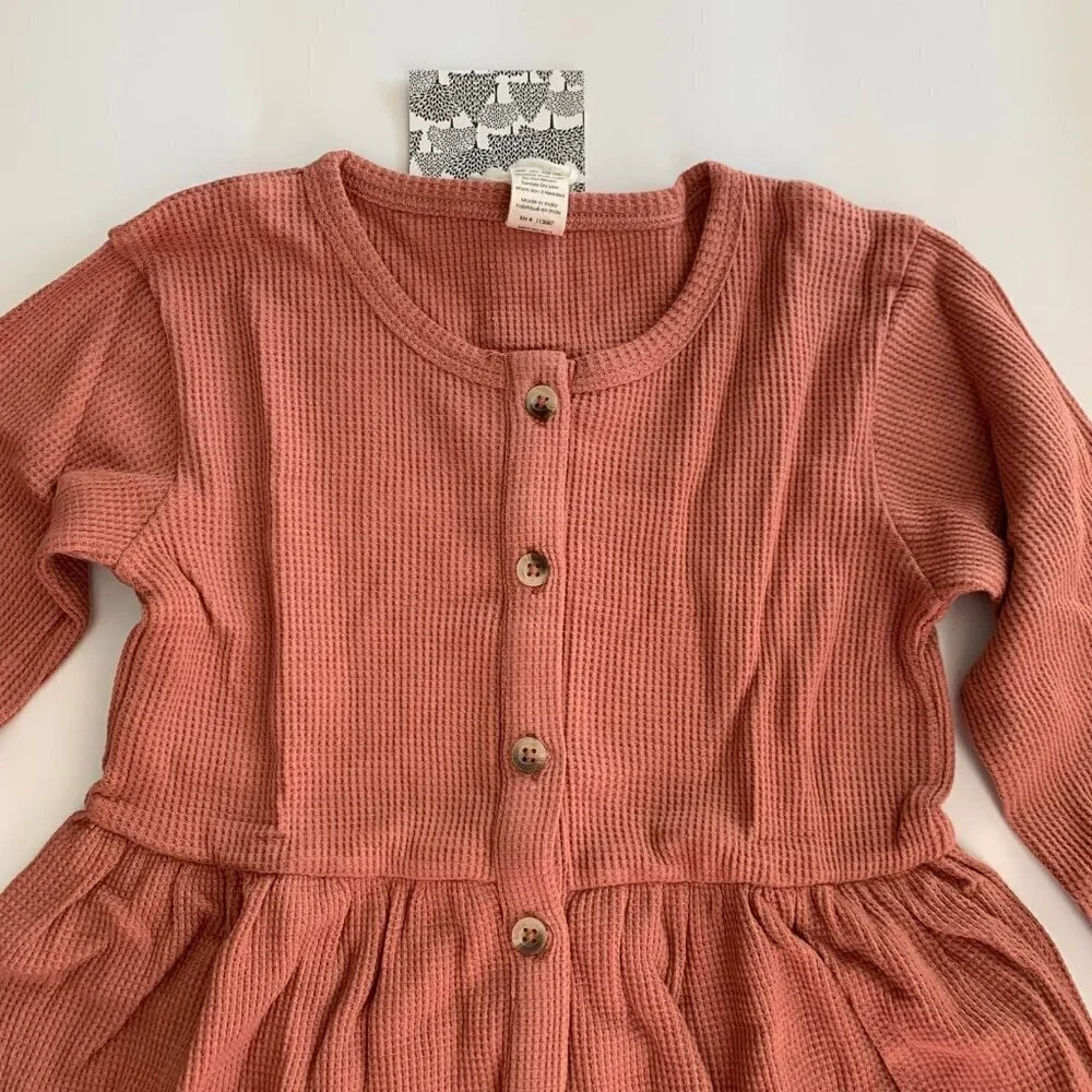 NWT Kate Quinn Organics Girl Thermal Dress 6 years
